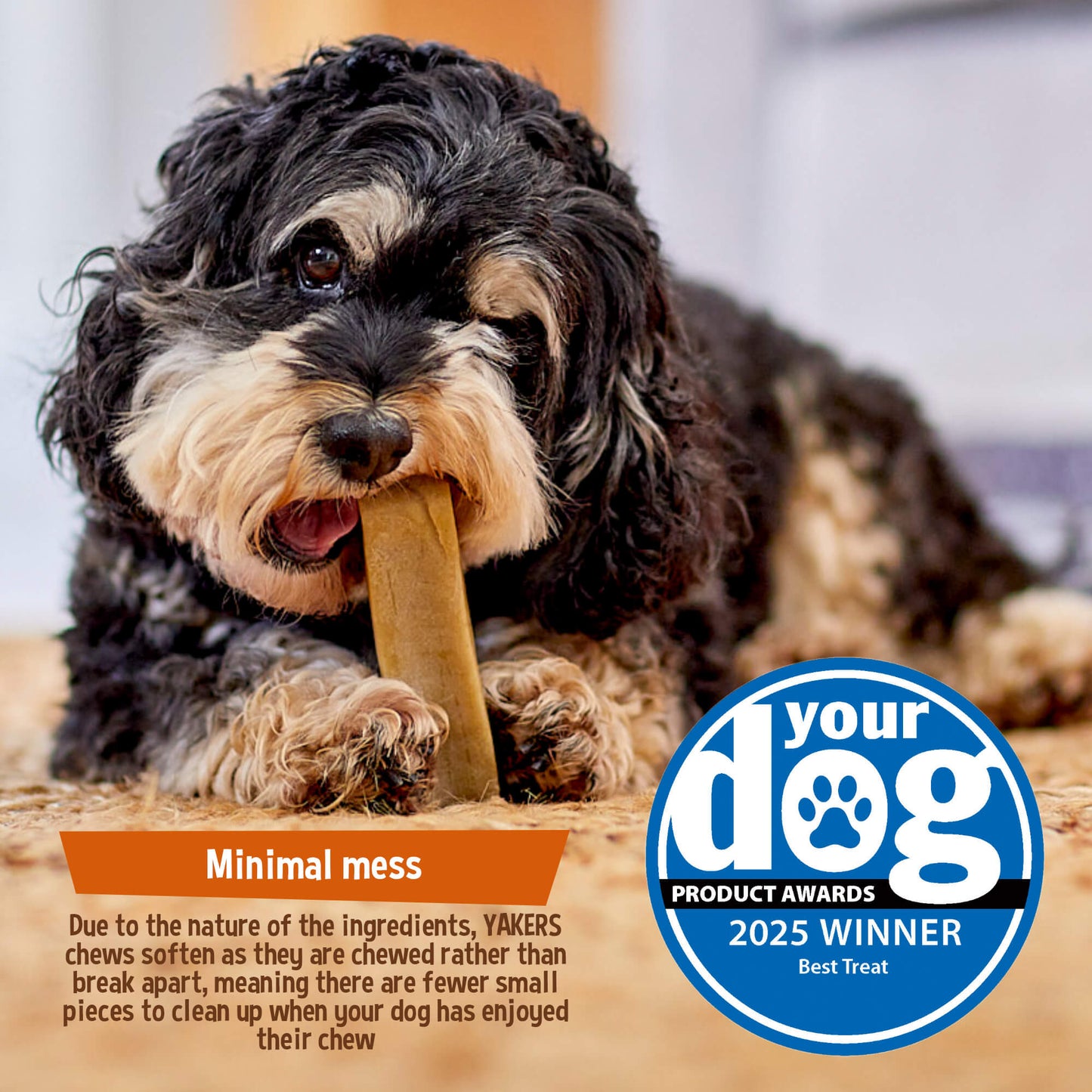 YAKERS Peanut Butter & Banana Dog Chew YAKERS