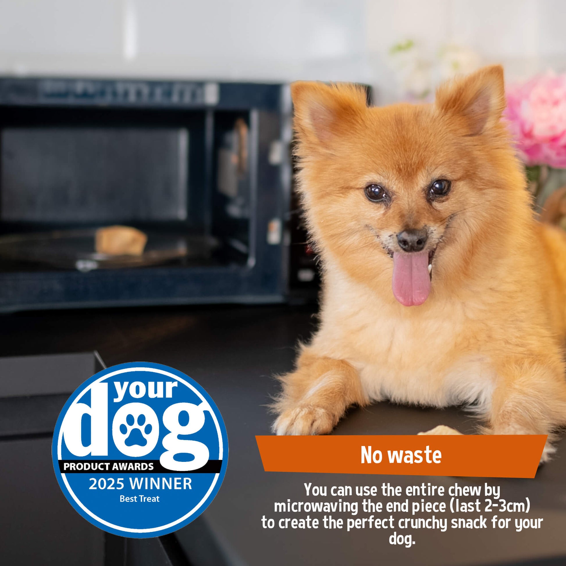 YAKERS Peanut Butter & Banana Dog Chew YAKERS