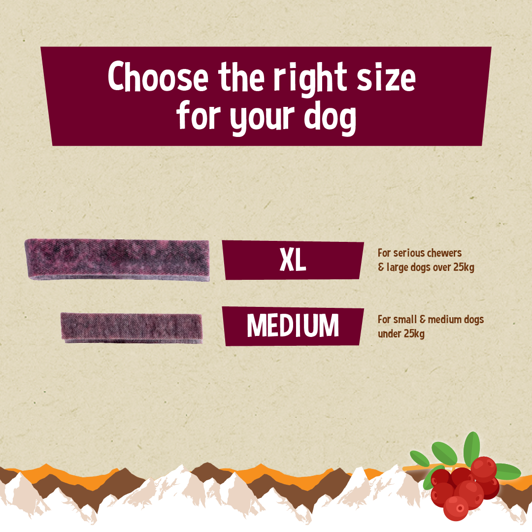 YAKERS Cranberry Dog Chew
