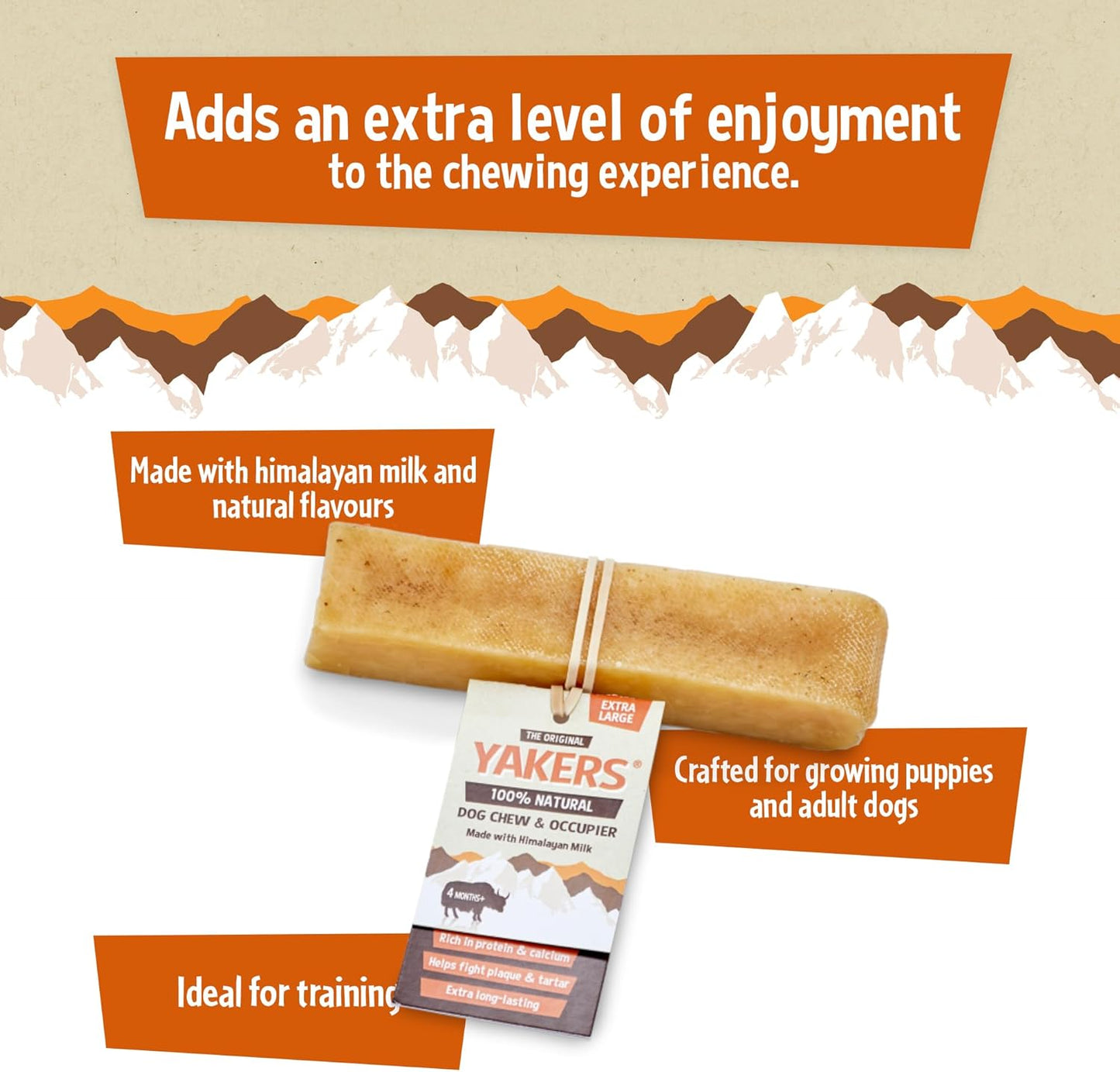 YAKERS Original Dog Chew YAKERS