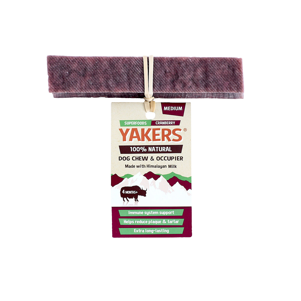 YAKERS Cranberry Dog Chew YAKERS Medium