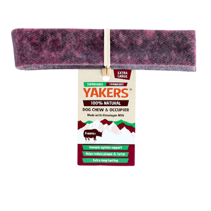 YAKERS Cranberry Dog Chew YAKERS XL