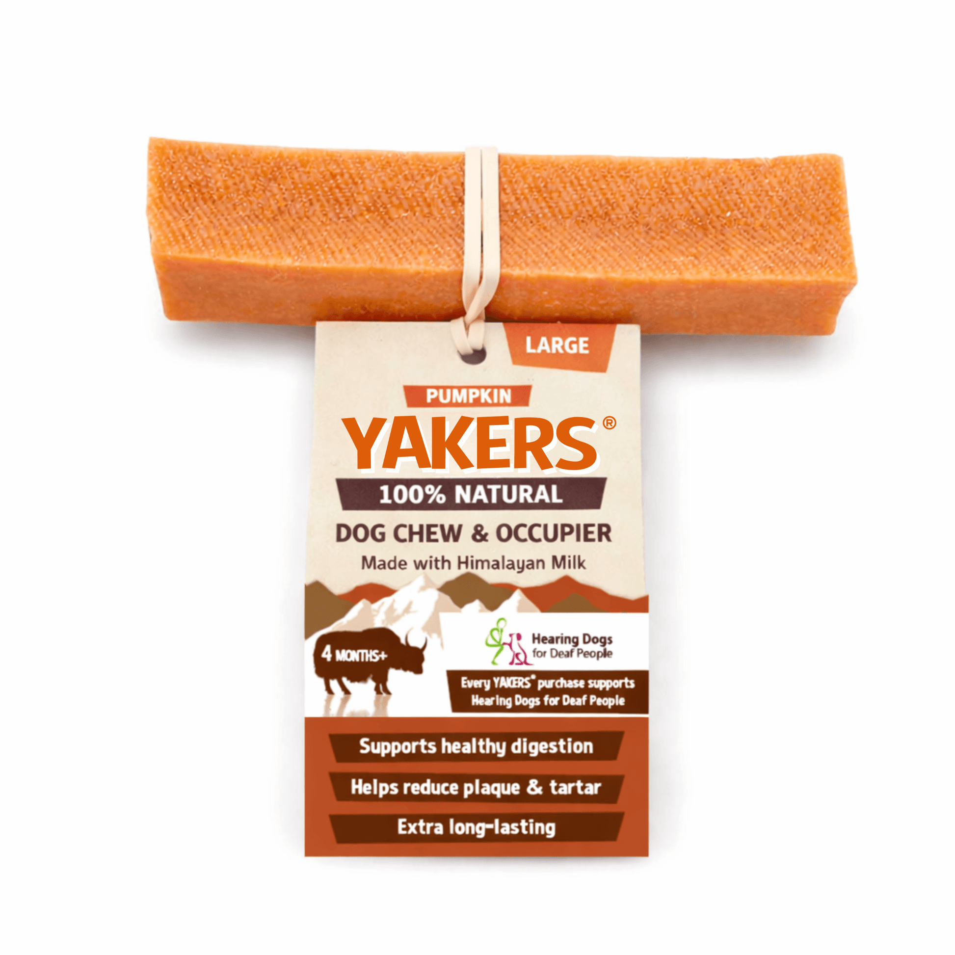 YAKERS Pumpkin Dog Chew YAKERS Large